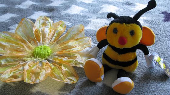 Cuddly Bee Toy from Honey Beeswax